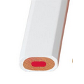 International Carpenter Pencil (White w/ Red Core)